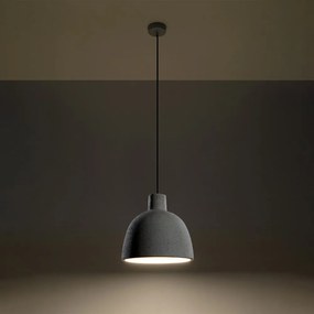 Светлосива висяща лампа ø 28 cm Filippo - Nice Lamps