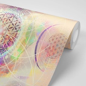 Самозалепващ тапет – Мандала в интересно изпълнение