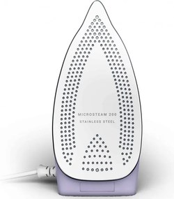 Ютия Tefal DB1612E0, 1000W, 70 мл, Dry&Steam, Вертикална пара, Microsteam 200, Бял/лилав