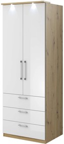 Гардероб Prime 3S 2 врати-Leuko