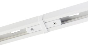 Модерна релсова система за осветление с 6 бели прожектора 1-фазов 200см - Iconic Jeana