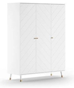 Бял детски гардероб 150x200 cm BILLY – Vipack