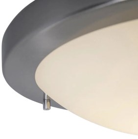 Модерна таванна лампа стомана 31 см IP44 - Yuma