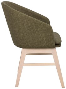 Зелени тапицирани трапезни столове в комплект 2 бр. Windham – Rowico