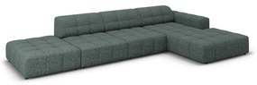 Тюркоазен ъглов диван (десен ъгъл) Chicago - Cosmopolitan Design