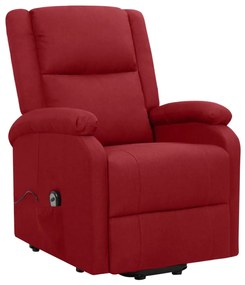 329702 vidaXL Изправящ стол, виненочервен, текстил