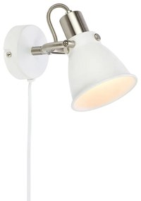 Бяла стенна лампа Alton - Markslöjd