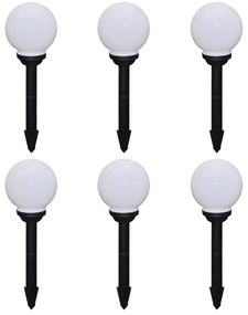 Sonata Градински лампи за пътека, 6 бр, LED, 20 см, с анкер за земя