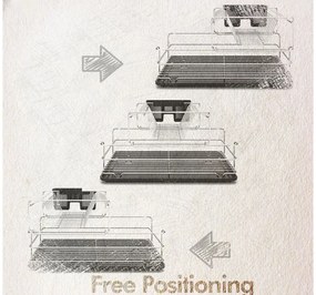 СУШИЛНИК ЗА СЪДОВЕ TEKNO TEL KB-015G , 2нива , златисто