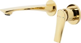 Смесител за мивка за вграждане REA VISION Gold + BOX