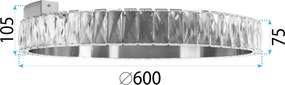 Лампа LED APP1506-C BRUSH GOLD