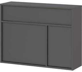 Антрацитна висяща стойка за обувки с чекмеджета Ameca 2.0 – Germania