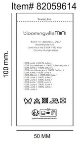 Ютен кръгъл килим в естествен цвят ø 130 cm Dinne – Bloomingville Mini