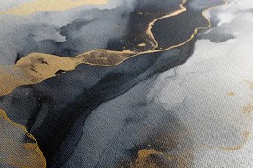 Картина на платно – Сив мрамор