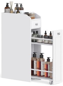 Бяло шкафче ZURI