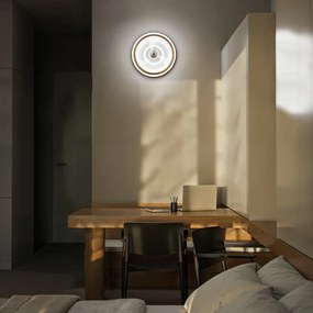 Бяло LED осветително тяло за таван с дистанционно управление и вентилатор Alan Move – SULION