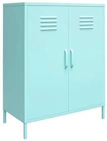 Светлосин метален шкаф 80x102 cm Cache - Novogratz