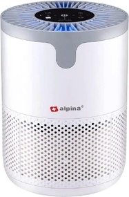Пречиствател на въздух Alpina, 12W, До 10 кв. м, 60 м3/ч, HEPA 13, Йонизация, Таймер, Бял