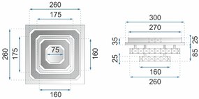 Плафон LED 24W APP409-C APP410-C