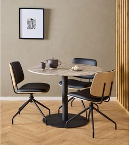 Черен трапезен стол Owen – Actona