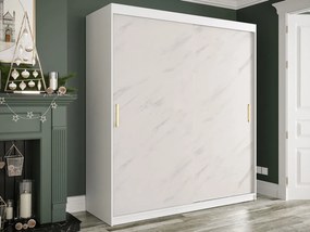 Гардероб Marmur 180-White marble