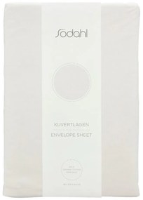 Бял еластичен памучен чаршаф 90x200 cm Calm – Södahl