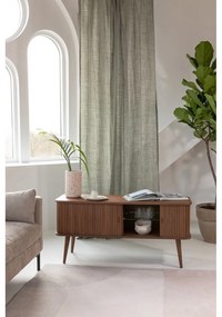 Кафяв скрин с чекмеджета и плъзгащи се врати Barbier - Zuiver