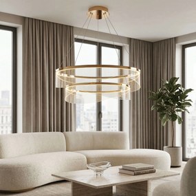 ВИСЯЩА ТАВАННА ЛАМПА G146-2CP GOLD