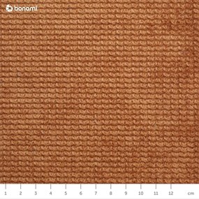 Кафяв сгъваем/с място за съхранение диван от рипсено кадифе 215 cm Bjork – Bonami Selection