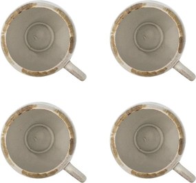 Глинени чаши в комплект от 4 бр. за капучино 200 ml Jade – Bloomingville