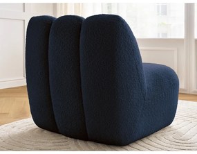 Тъмносиньо кресло от прежда с примки от букле Janissaire – Bobochic Paris