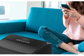 Мобилен климатик Tesla TTMYB-12CHW, 12000 BTU, Клас А, Wi-Fi, I sleep, 3 скорости, LED дисплей, Дистанционно, Черен