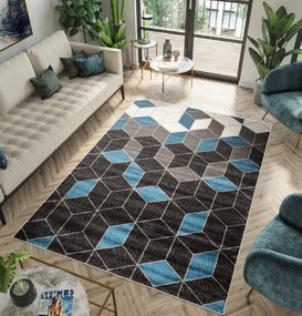 Модерен килим с геометричен модел Ширина: 140 см | Дължина: 190 см