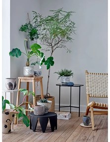 Бяла теракотена саксия , височина 15,5 см Ignacia - Bloomingville