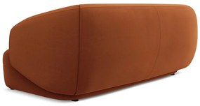 Оранжев кадифен диван 212 cm Moana – Makamii