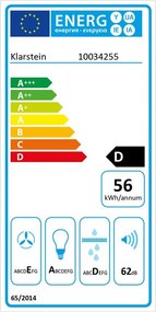 Klarstein Simplica, абсорбатор, вграден, 52 см, изсмукване на въздух: 400 м³ / ч, LED, неръждаема стомана