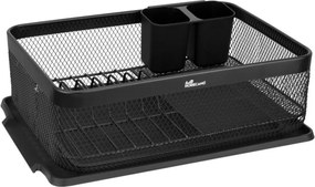 Horecano - Метален стелаж / сушилник за чинии 43x32xh14,5см MATT BLACK HOME-(KM009A)