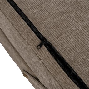 Бежово разтегаемо шенилово кресло – Ixia