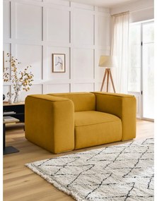 Кресло в цвят жълта охра Zephyr – Bobochic Paris