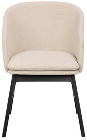 Бежови тапицирани трапезни столове в комплект 2 бр. Windham – Rowico