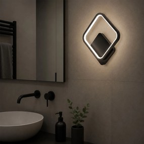LED аплик LHJ122-W Черен
