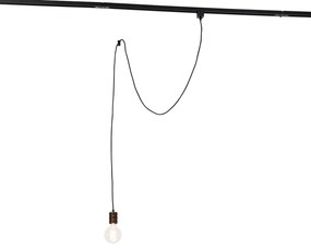 Висяща лампа с релсова окачване тъмно бронз - Cavalux