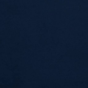 Тъмносиньо кадифено кресло Juli – Ropez