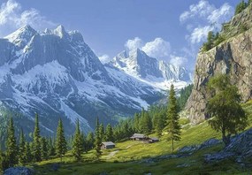 15740 - Тапет Алпийски пейзаж