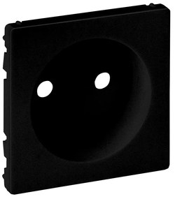 Legrand 756972  Лицева плочка 2P за Контакт Valena life Черен мат - 756972