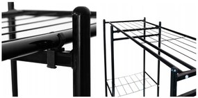 Модерен стелаж, закачалка за дрехи с рафтове