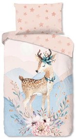 Единично фланелено детско спално бельо 140x200 cm Josy – Good Morning