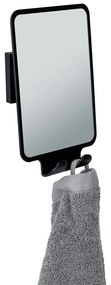 Козметично огледало със закачалка 14x19.5 cm Quadro Black – Wenko