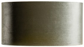 Кадифена абажура зелена със златно вътрешно покритие овална 50/33/25