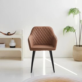 Кухненски стол Laurie-Кафяво (2) парчета